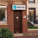 L'entrée des bureaux Hello Call à Maromme